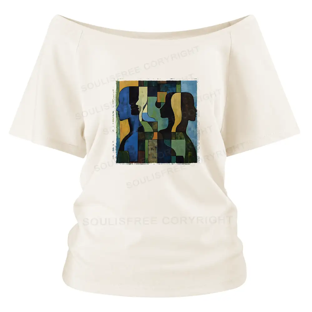 Great Thinker Off Shoulder Top