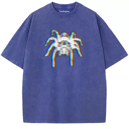 Soulisfree  Eye of Arachnid  Washed Tee