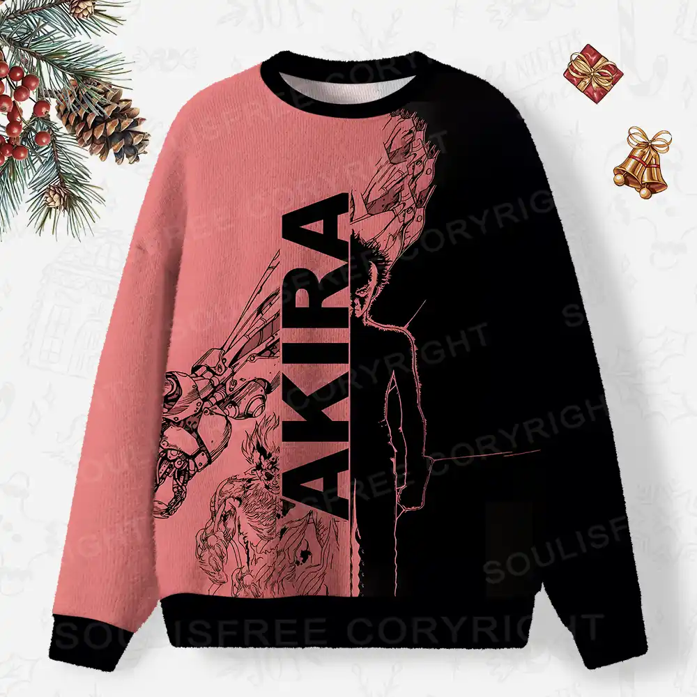 AKIRA Ugly Christmas Knit Sweatshirt