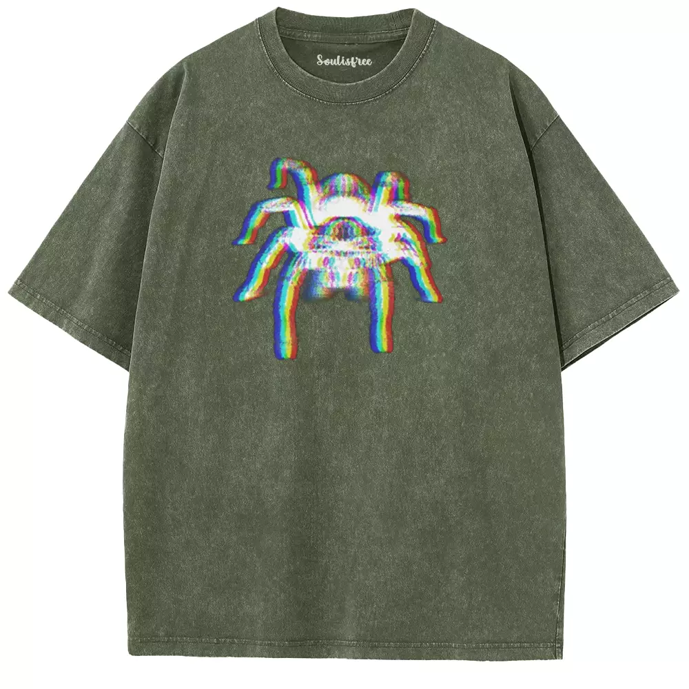 Soulisfree  Eye of Arachnid  Washed Tee