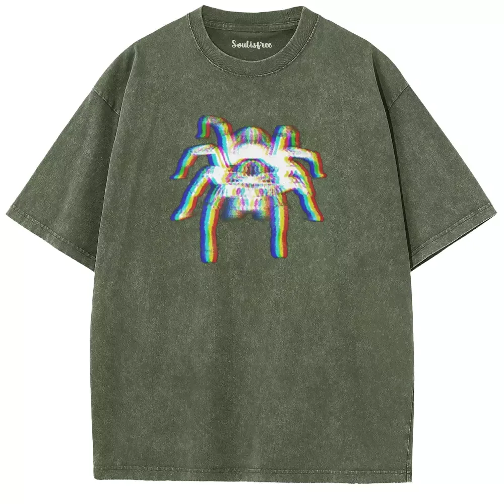 Soulisfree  Eye of Arachnid  Washed Tee