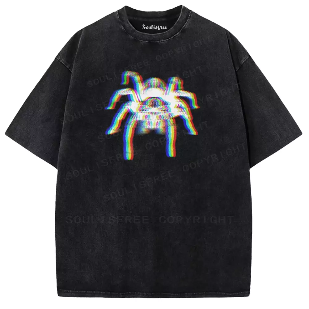 Soulisfree  Eye of Arachnid  Washed Tee