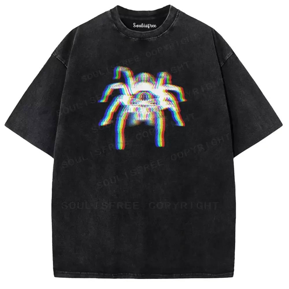 Designed Soulisfree Eye of Arachnid Washed Tee