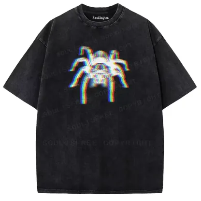 Soulisfree  Eye of Arachnid  Washed Tee