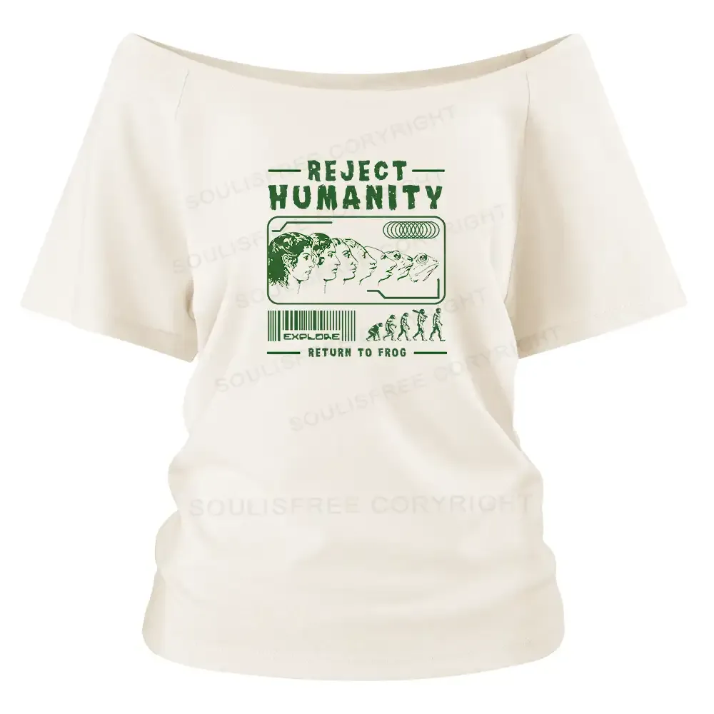 Return To Frog Off Shoulder Top