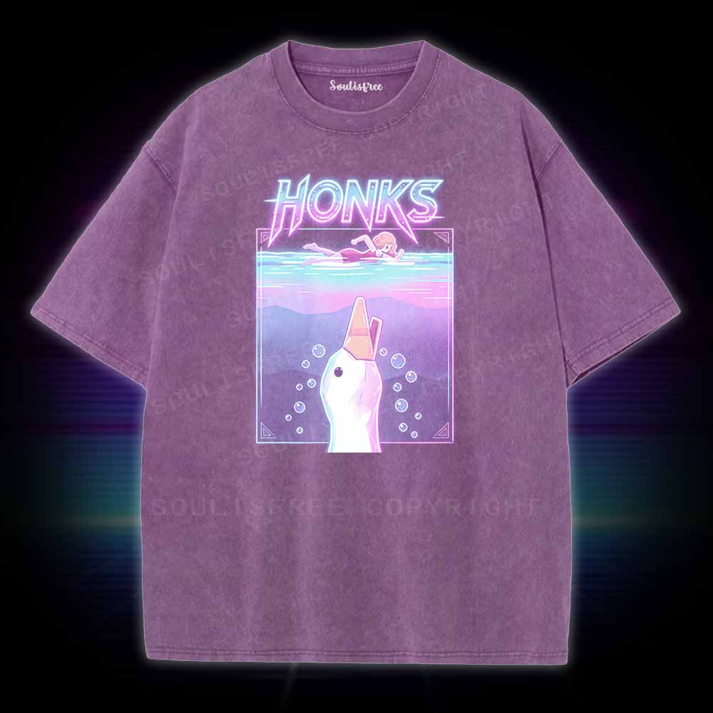 Soulisfree Honk Honk Jaws Honks Washed Tee