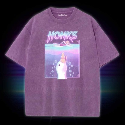 Soulisfree Honk Honk Jaws Honks Washed Tee