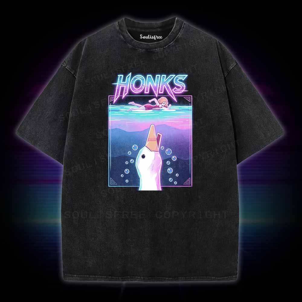 Soulisfree Honk Honk Jaws Honks Washed Tee