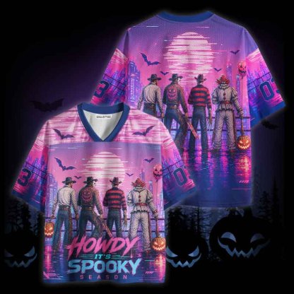 Soulisfree Cyber Pumpkin Bows Mesh Jersey