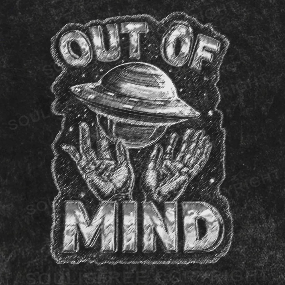 Out of Mind, Into the Void Washed Space T-shirt