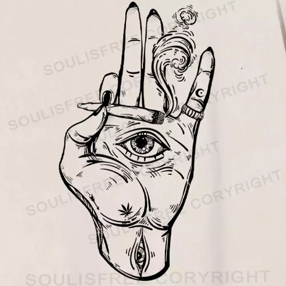 Psychedelic Hand Washed T-shirt