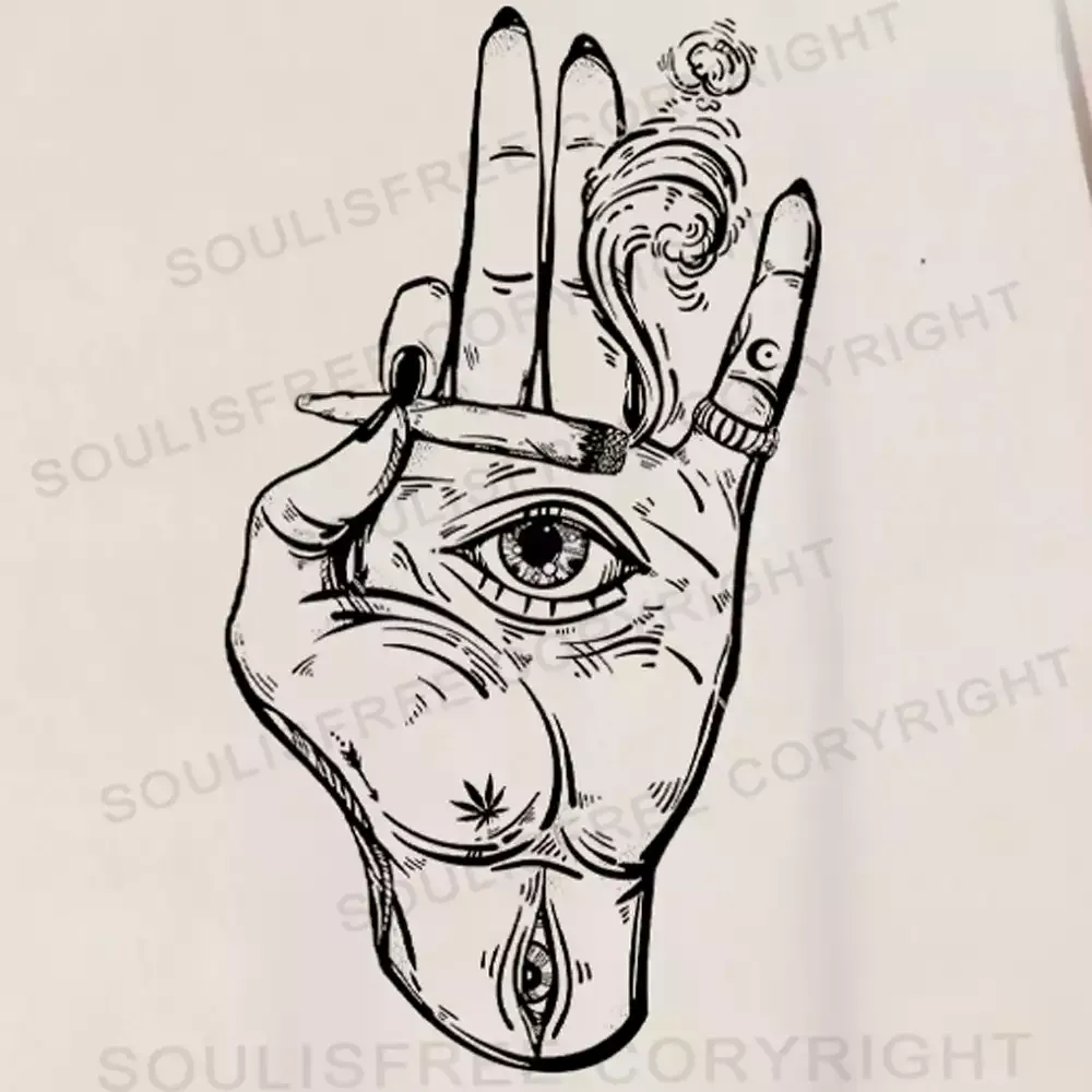 Psychedelic Hand Washed T-shirt