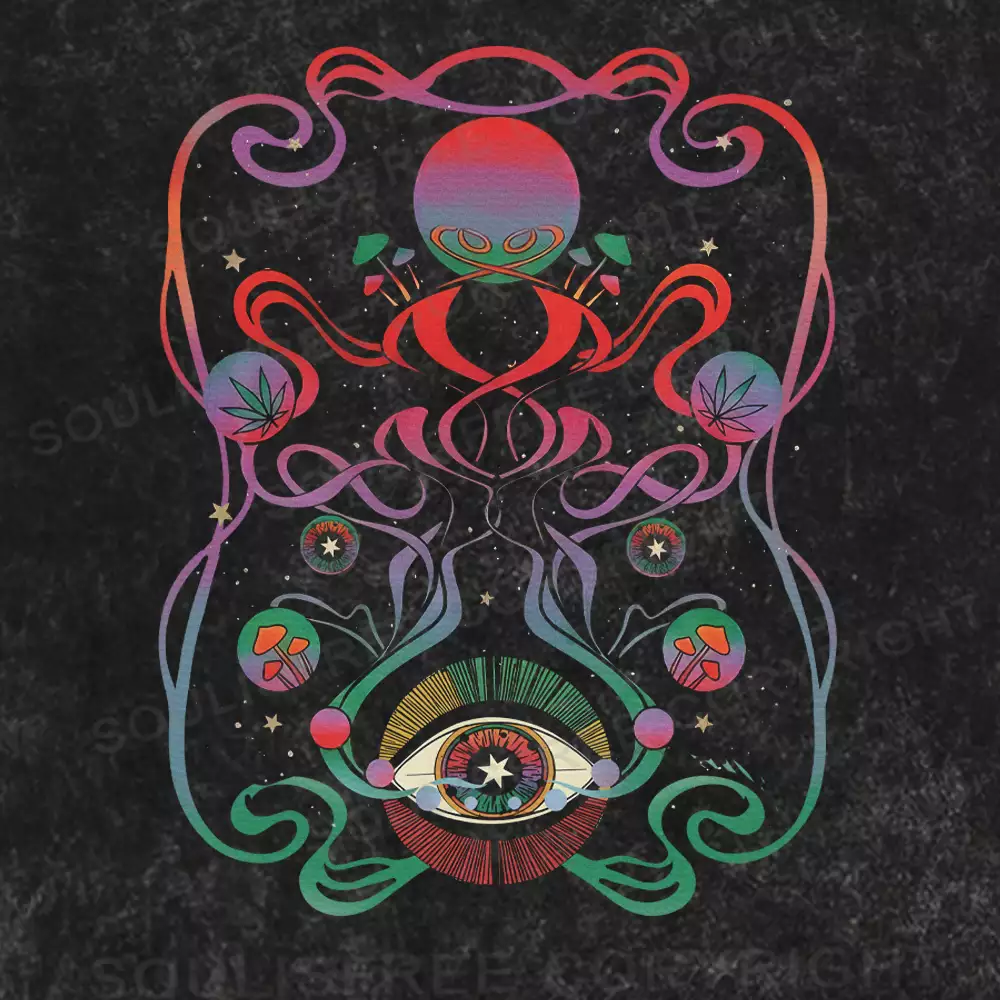 Cosmic Psychedelia Washed T-shirt