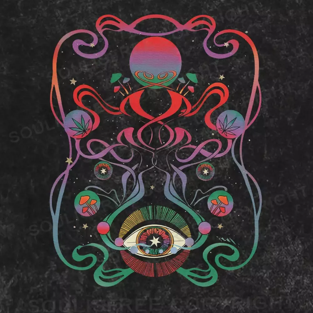 Cosmic Psychedelia Washed T-shirt