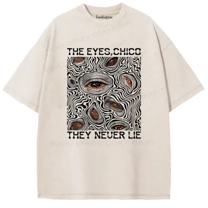 Eyes don't lie Washed T-shirt