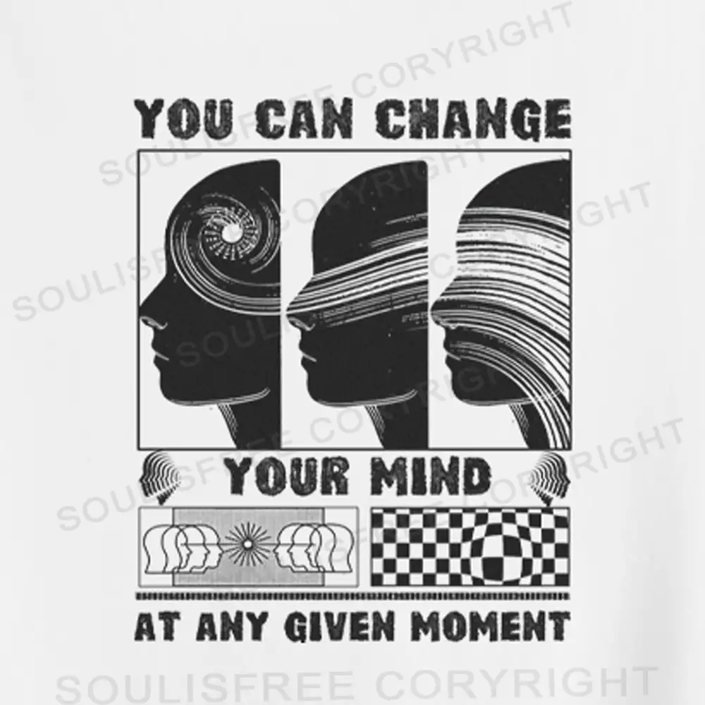 You can change your mind at any given moment Crop Top 
