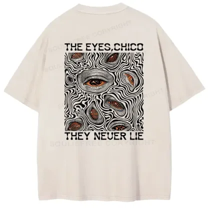 Eyes don't lie Washed T-shirt