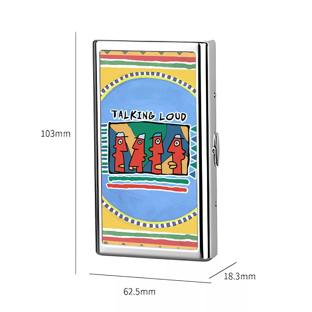 Talking Heads Silent Communication Cigarette Case