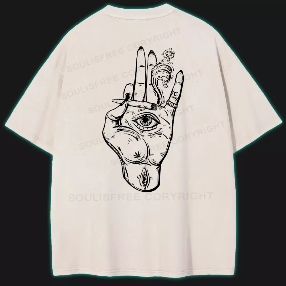 Psychedelic Hand Washed T-shirt