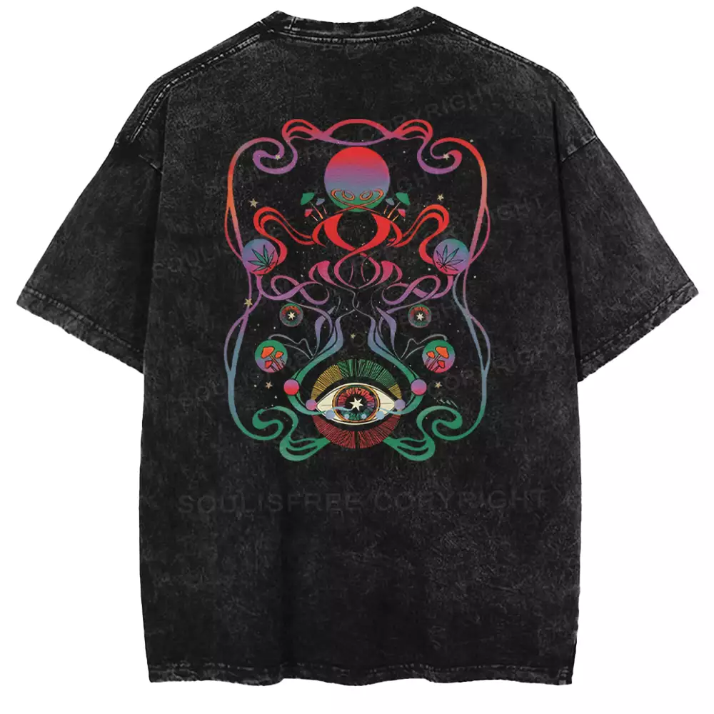 Cosmic Psychedelia Washed T-shirt