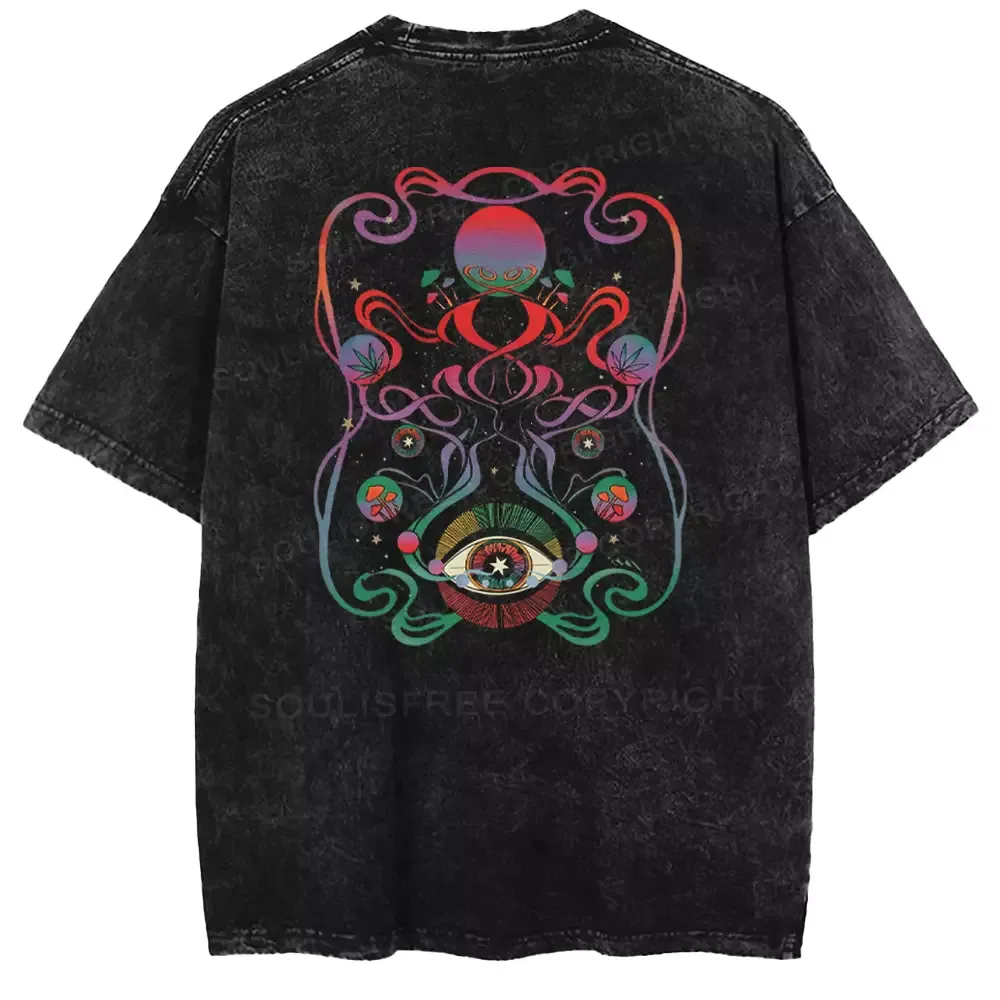 Cosmic Psychedelia Washed T-shirt