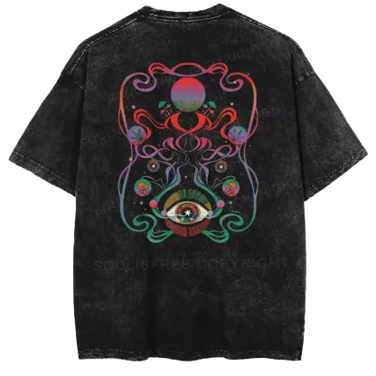 Cosmic Psychedelia Washed T-shirt