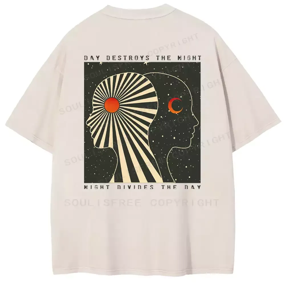 Day Destroys The Night Washed T-shirt