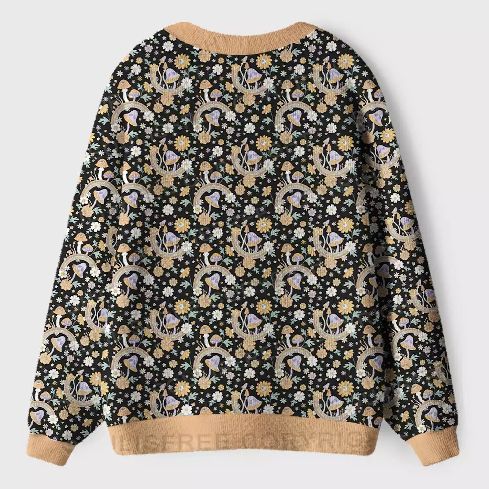 Mystic Garden Ugly Cardigan Sweaters