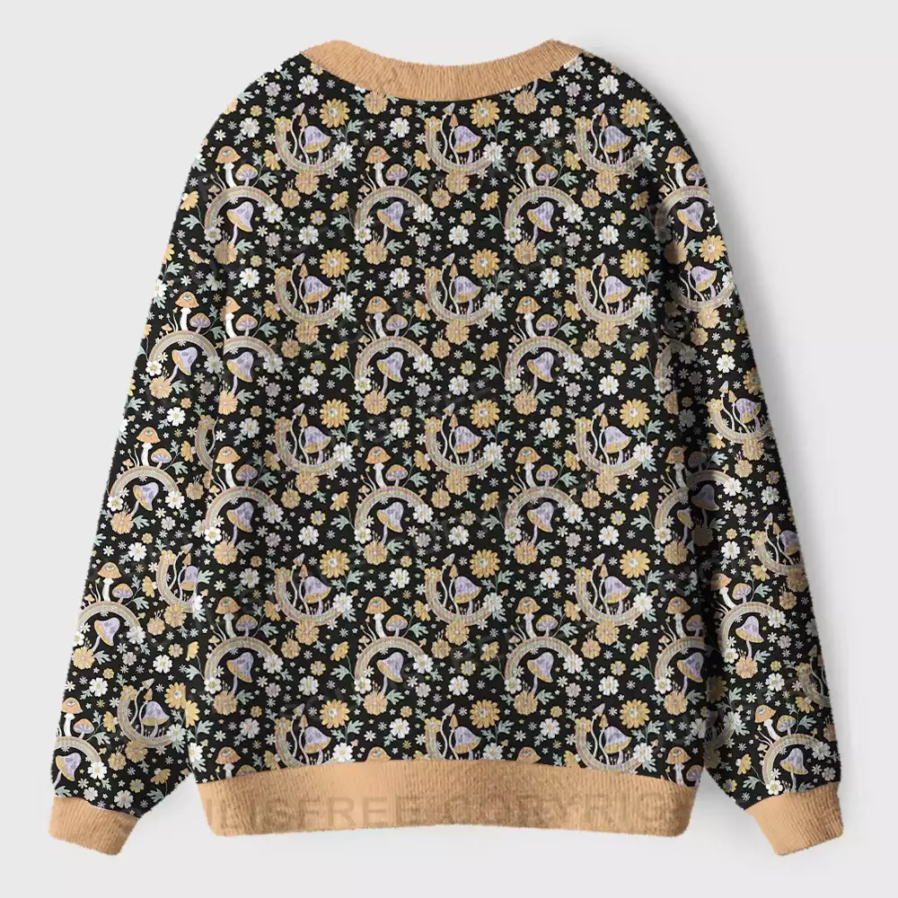 Mystic Garden Ugly Cardigan Sweaters