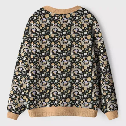Mystic Garden Ugly Cardigan Sweaters