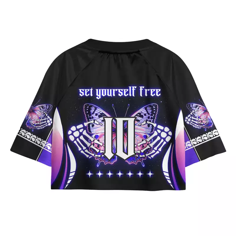 Soulisfree Set Yourself Free Cropped Jersey