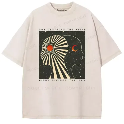 Day Destroys The Night Washed T-shirt