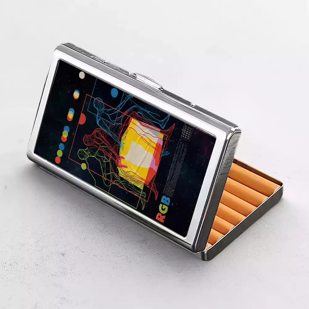 Meditation In Color Cigarette Case