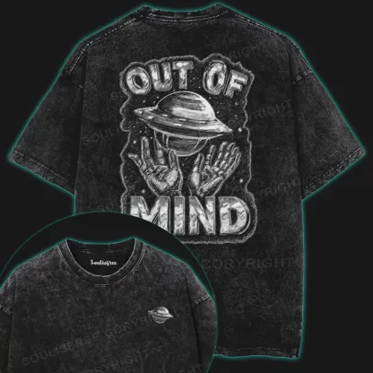 Out of Mind, Into the Void Washed Space T-shirt