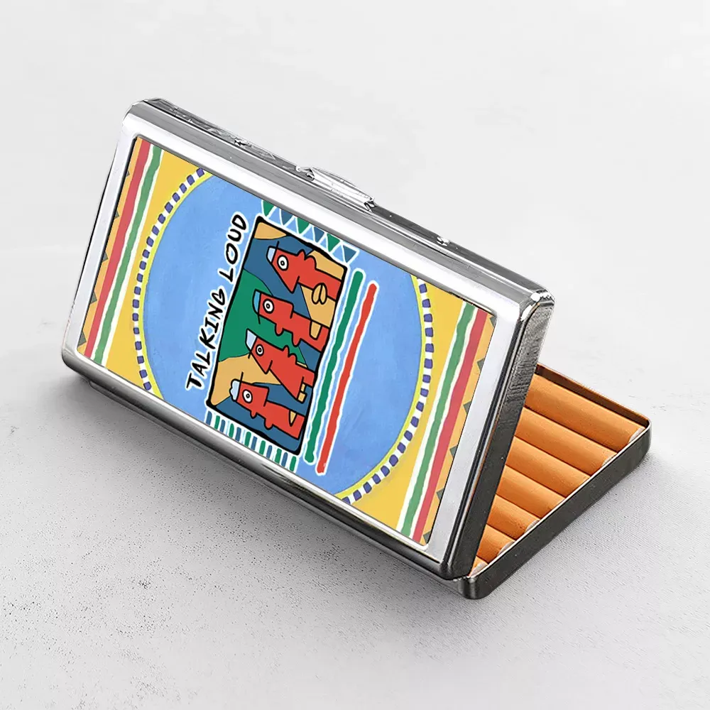 Talking Heads Silent Communication Cigarette Case