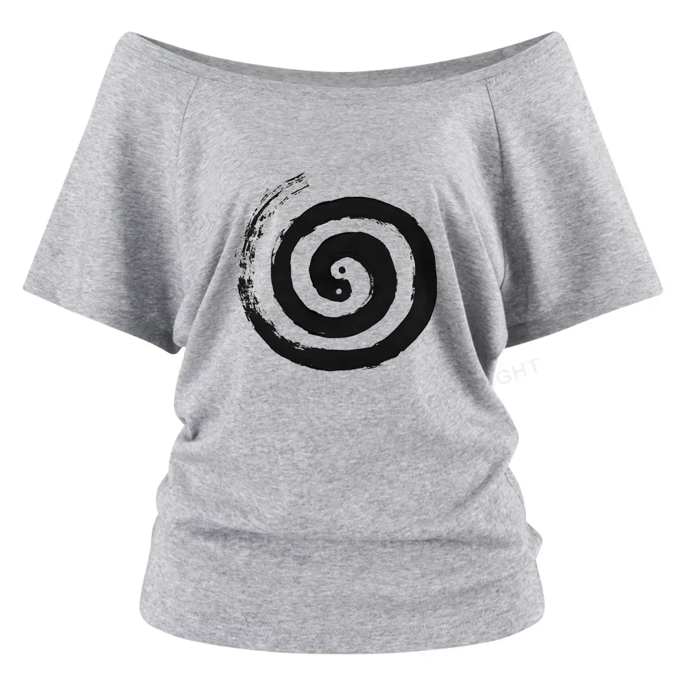 Designed The Cycle Of Life Off Shoulder Top