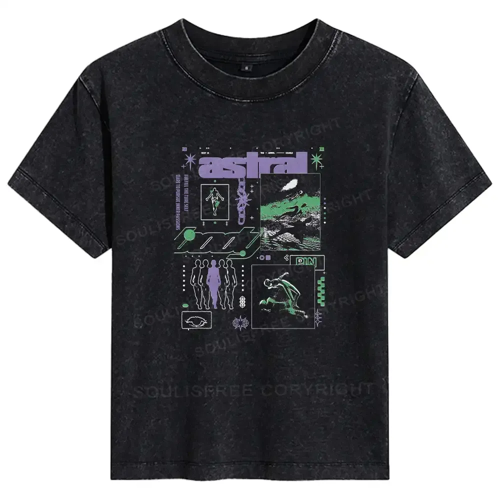 Designed Be The Master Of Your Own Life Basic Washed T-shirt