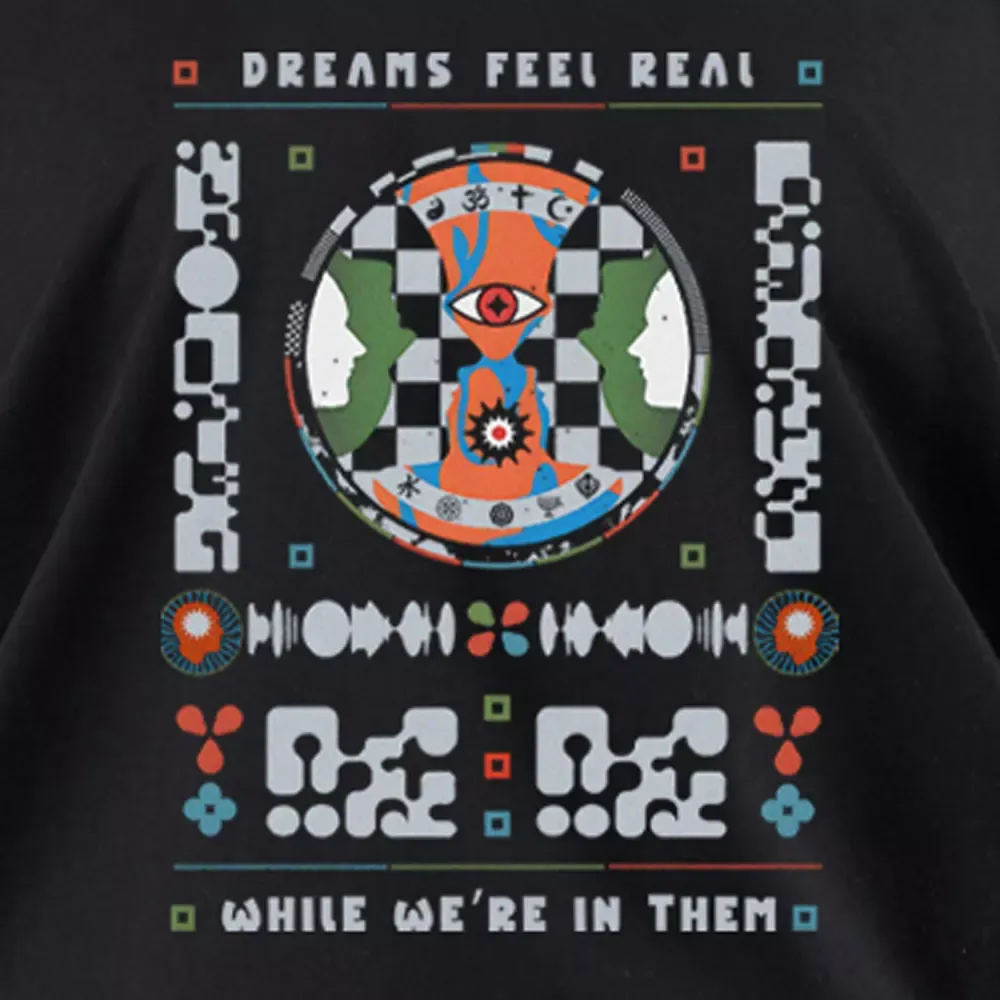 Dreams feel real while we're in them Off Shoulder Top