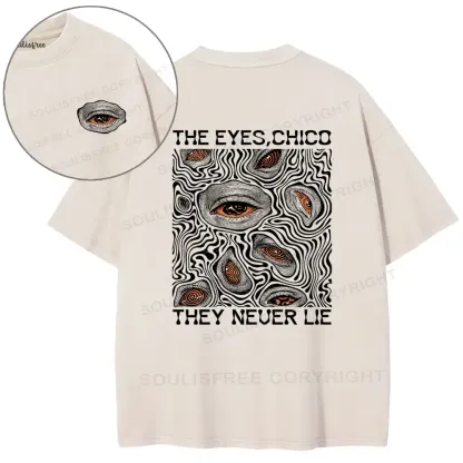 Eyes don't lie Washed T-shirt