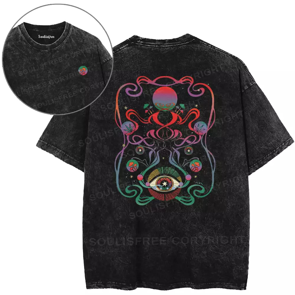 Cosmic Psychedelia Washed T-shirt