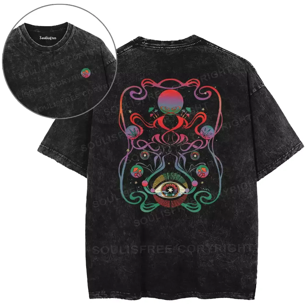 Cosmic Psychedelia Washed T-shirt