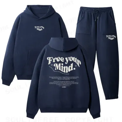 Free your heart from hatred - Forgive Fleece Hoodie Set