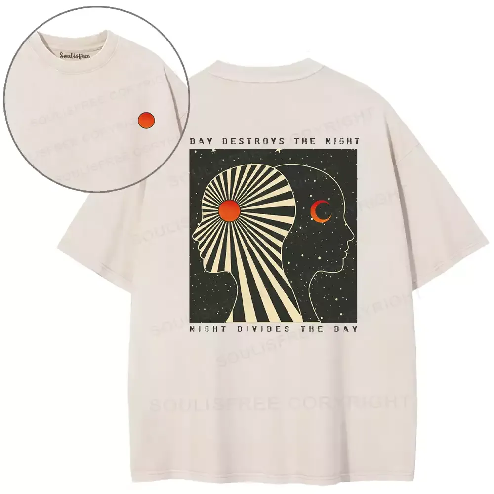 Day Destroys The Night Washed T-shirt