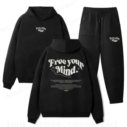 Free your heart from hatred - Forgive Fleece Hoodie Set
