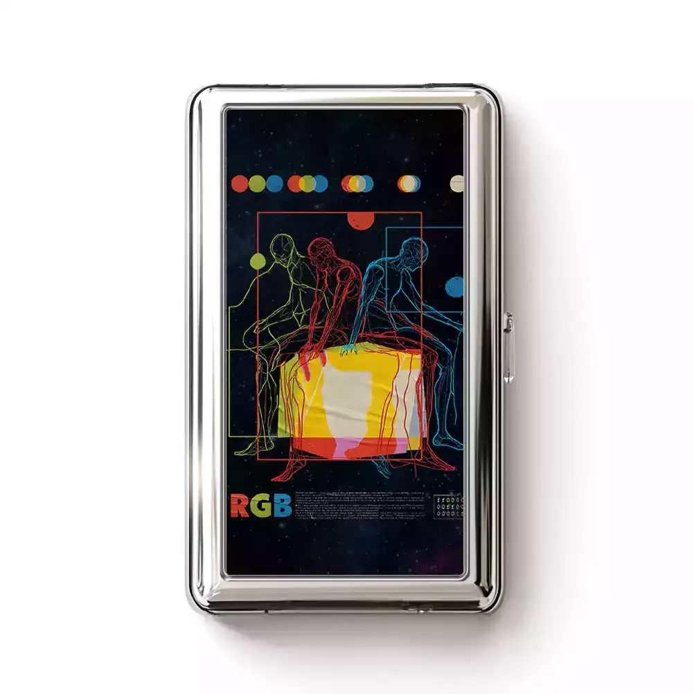 Meditation In Color Cigarette Case