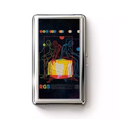 Meditation In Color Cigarette Case