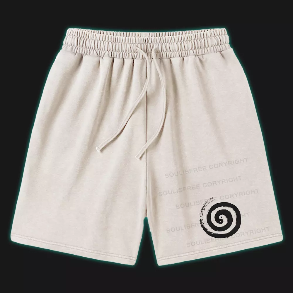 The Cycle Of Life Washed Shorts