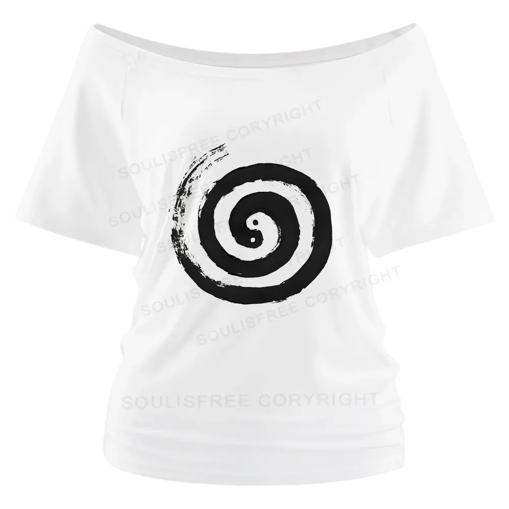 The Cycle Of Life Off Shoulder Top