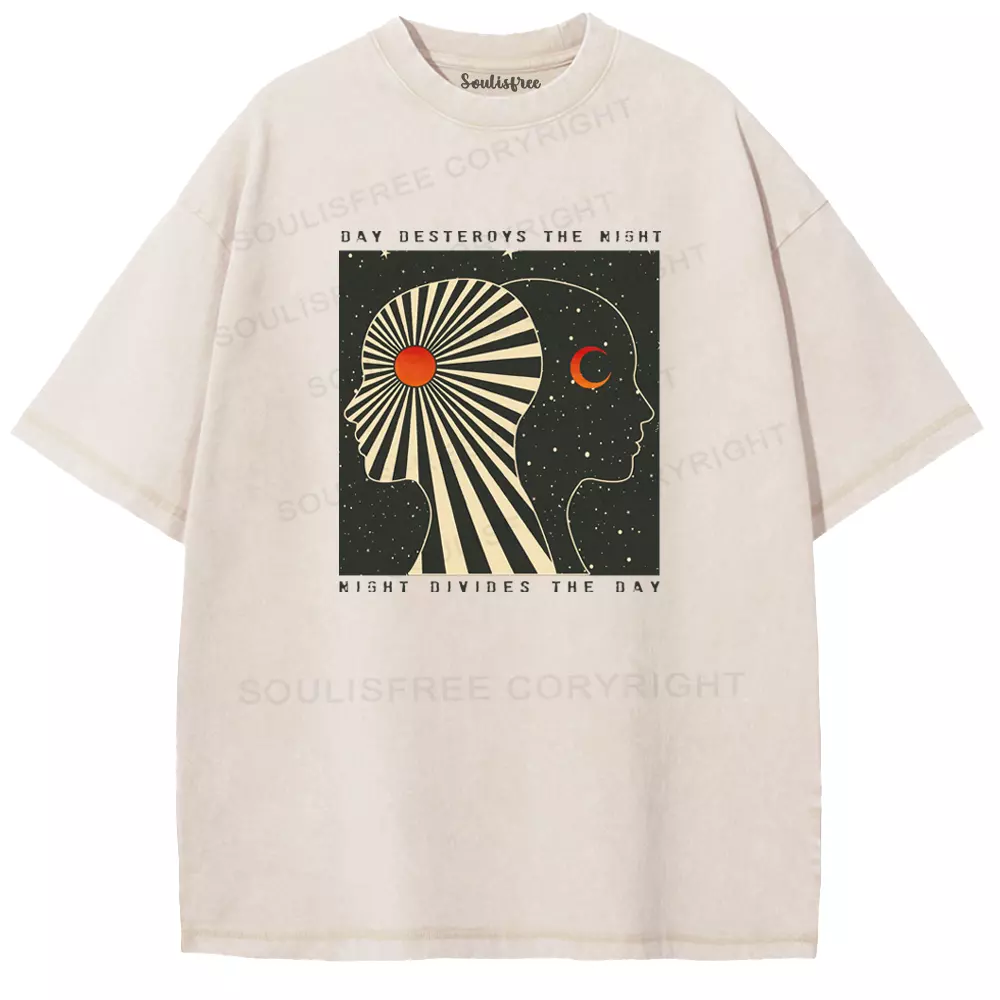 Day Desteroys The Nisht Washed T-shirt