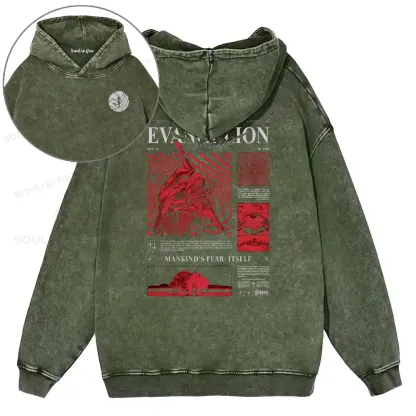 Human Fear: The Ego Washed Hoodie